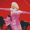 Marilyn Monroe In Pink Dress Diamond Painting