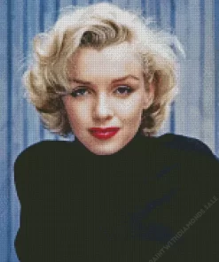 Marilyn Monroe Wearing Black Diamond Painting