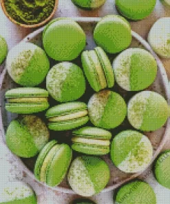 Matcha Macarons Diamond Painting