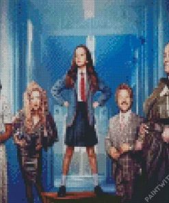 Matilda Characters Poster Diamond Painting