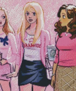 Mean Girls Characters Art Diamond Painting