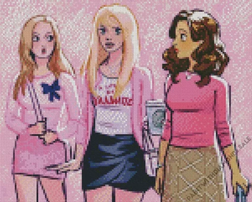 Mean Girls Characters Art Diamond Painting