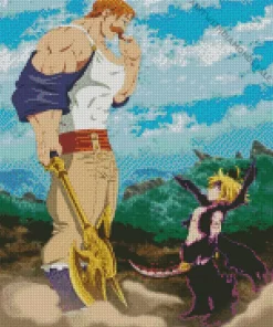 Meliodas And Escanor Diamond Paintings