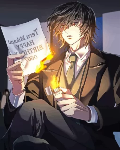 Mikami Teru Death Note Anime Diamond Paintings