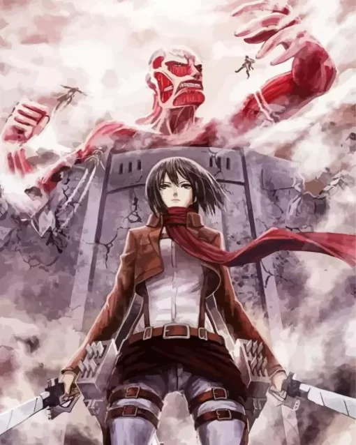 Mikasa Ackerman Diamond Paints