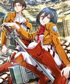 Mikasa And Levi Diamond Paints