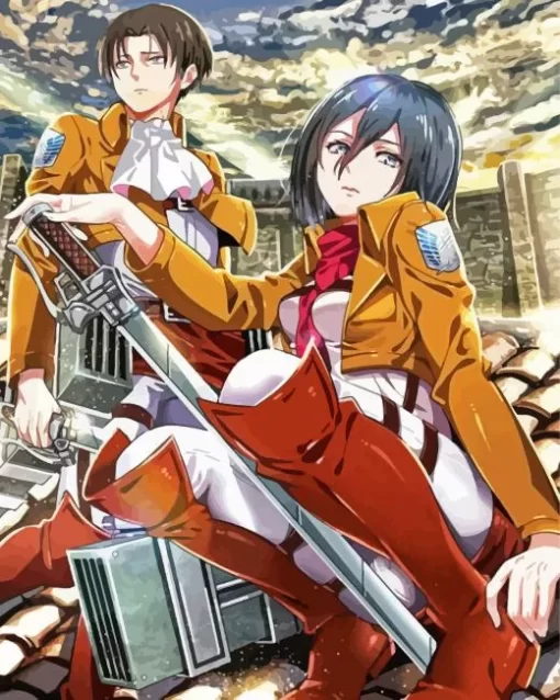 Mikasa And Levi Diamond Paints