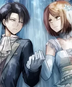 Mikasa And Levi Wedding Diamond Paints