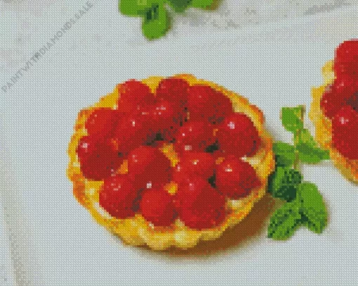 Mini Raspberry Tarts Diamond Painting