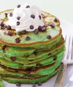 Mint Chocolate Chip Pancakes Diamond Painting