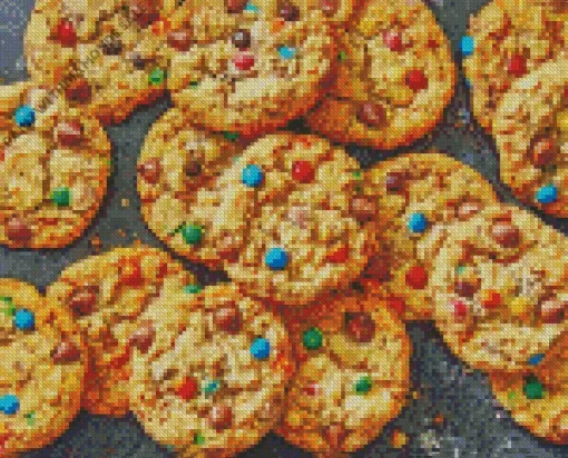 Monster Cookies Diamond Painting