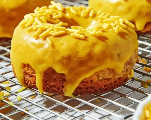 Mustard Donuts Diamond Painting