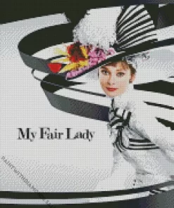 My Fair Lady Audrey Hepburn Diamond Painting