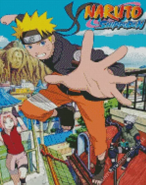 Naruto Anime Poster Diamond Painting