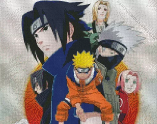 Naruto Characters Anime Diamond Painting