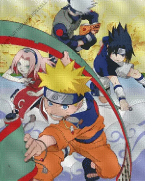 Naruto Characters Diamond Painting