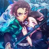 Nezuko Kamado And Tanjiro Diamond Paints