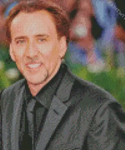 Nicolas Cage Diamond Painting