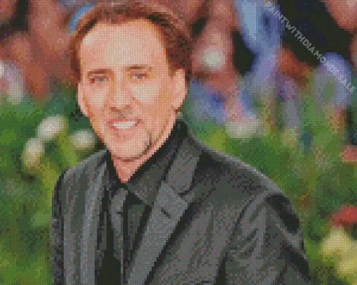 Nicolas Cage Diamond Painting