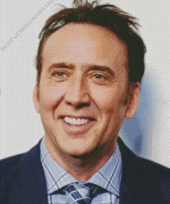 Nicolas Cage Actor Diamond Painting