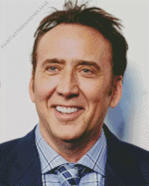 Nicolas Cage Actor Diamond Painting