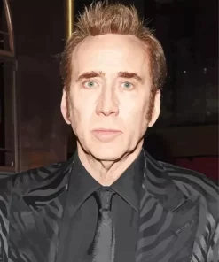 Nicolas Cage In Suit Diamond Painting