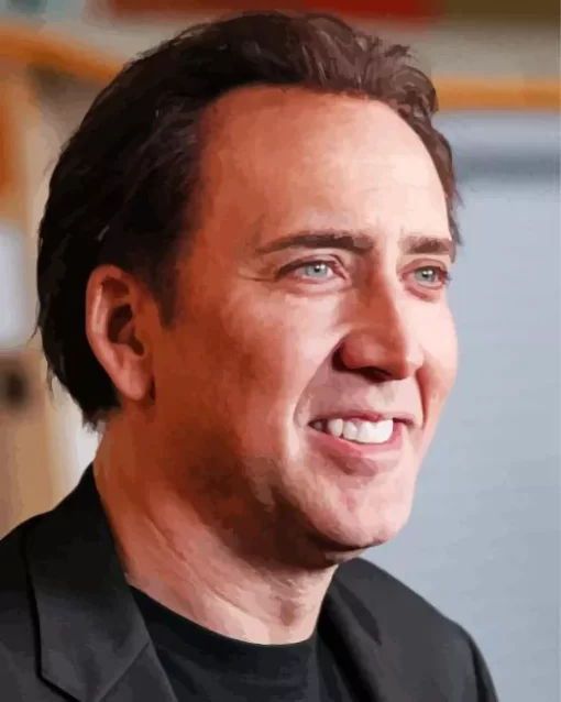 Nicolas Cage Smiling Diamond Painting