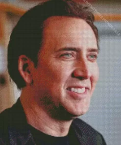 Nicolas Cage Smiling Diamond Painting