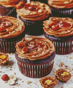 Nutella Cupcakes Diamond Painting