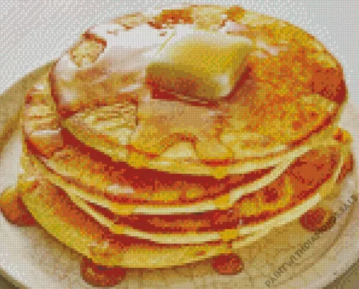 Old Fashioned Pancakes Diamond Painting