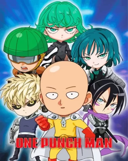 One Punch Man Anime Diamond Paints