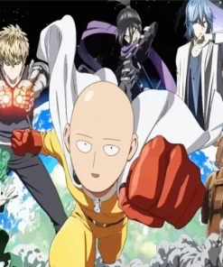 One Punch Man Characters Diamond Paints