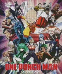 One Punch Man Diamond With Numbers