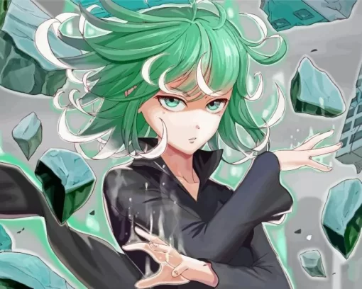 One Punch Man Tatsumaki Diamond Paints