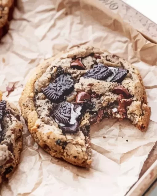 Oreo Chocolate Chip Cookies Diamond Painting