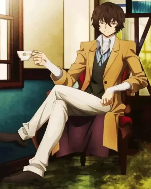 Osamu Dazai Bungo Stray Dogs Diamond Paintings