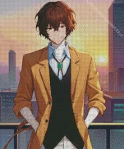 Osamu Dazai Bungo Stray Dogs anime Diamond Dotz