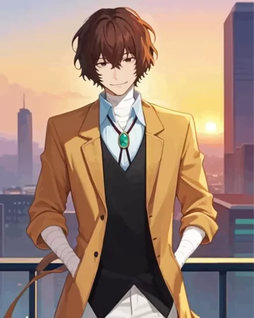 Osamu Dazai Bungo Stray Dogs anime Diamond Paintings