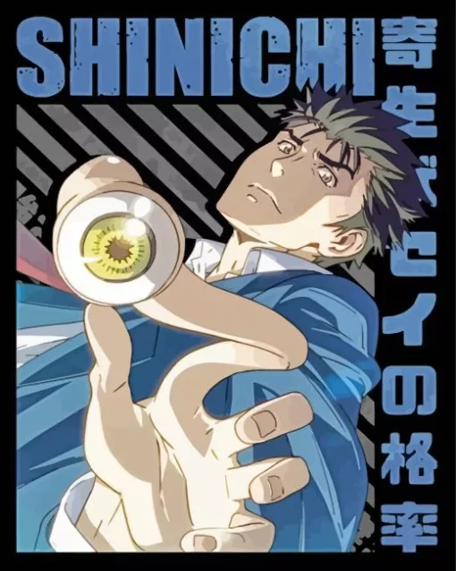 Parasyte Shinichi Izumi Diamond With Numbers