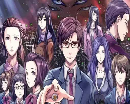 Parasyte The Maxim All Characters Diamond With Numbers