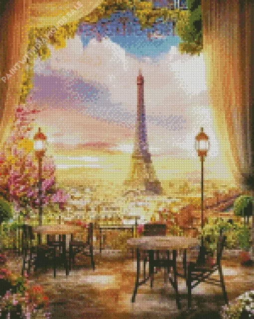 Paris Cafe Diamond Painting