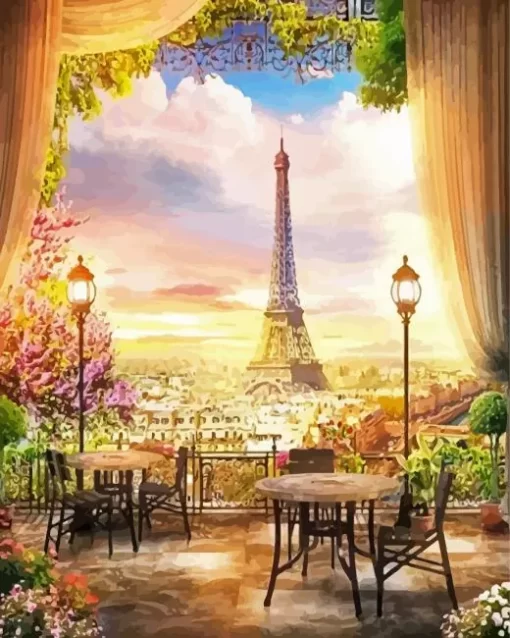 Paris Cafe Diamond Painting