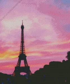 Paris Silhouette Diamond Painting