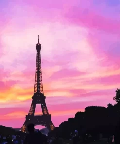 Paris Silhouette Diamond Painting