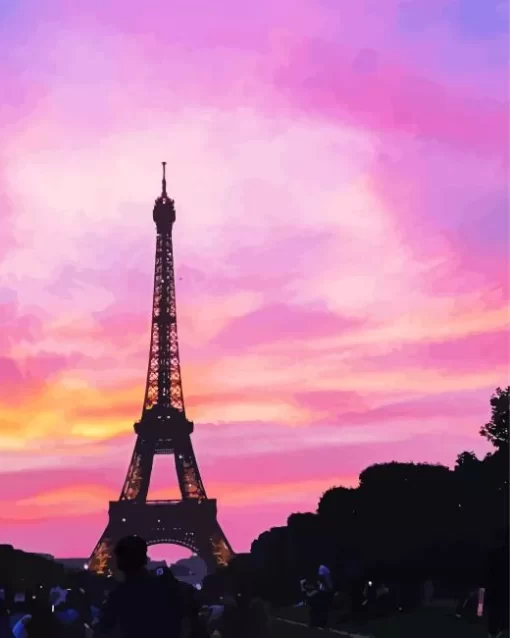 Paris Silhouette Diamond Painting