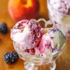 Peach And Blackberry Ice Cream Diamond Painting