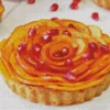 Persimmon Almond Rosette Tarts Diamond Painting