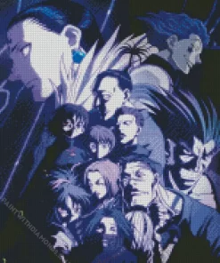 Phantom Troupe Hunter x Hunter Diamond With Numbers