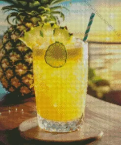 Pineapple And Lime Juice Diamond Painting