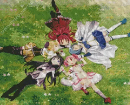 Puella Magi Madoka Magica Friends Diamond Dotz